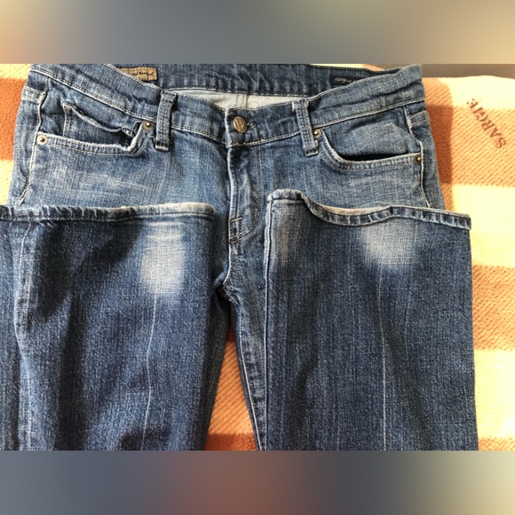 Citizens of Humanity Distressed Low Waist Bootcut Jean. - Picture 6 of 10